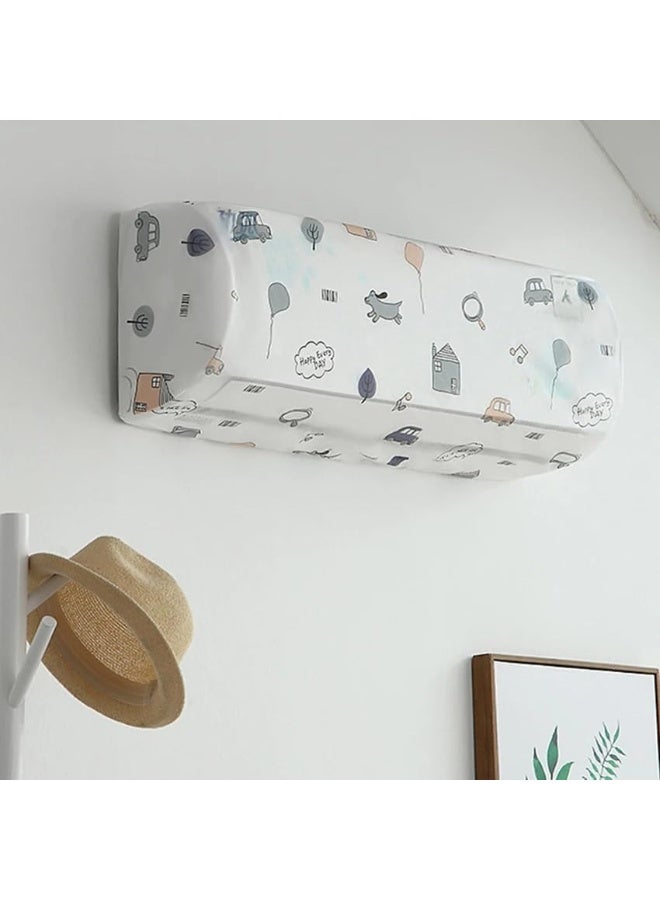 غطاء مكيف هواء عالي الجودة (1.5 حصان) - واقي متعدد الأشكال من الغبار والأوساخ لوحدات التكييف - تصميم أنيق، سهل الاستخدام، مثالي لحماية المنزل والتخزين الموسمي* - شكل عشوائي - Image 4